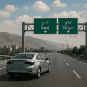 آموزش رانندگی دنده اتومات در کرج – از اولین جلسه تا عبور از آزادراه تهران–کرج